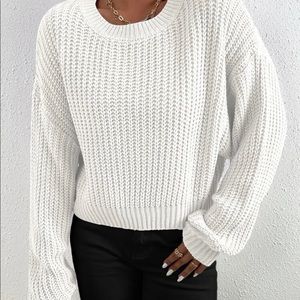 White Knit Sweater